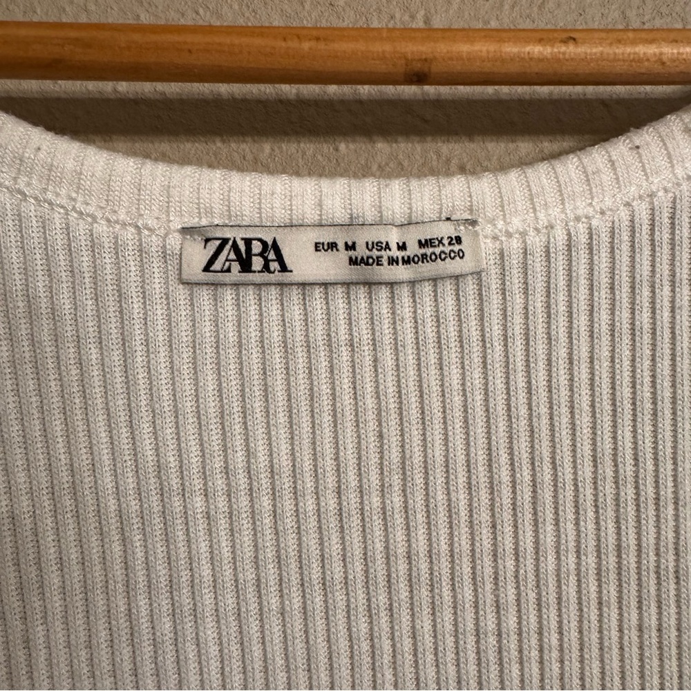 ZARA Wrap Ribbed Tank Dress - Picture 6 of 6